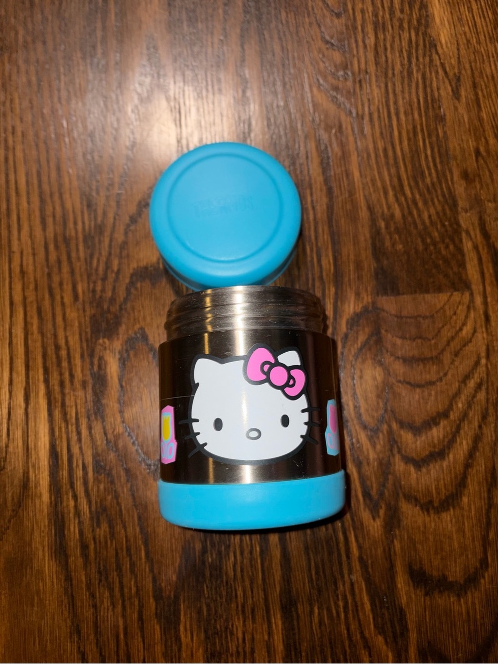 Hello Kitty Stainless Steel Food Jar - Blue